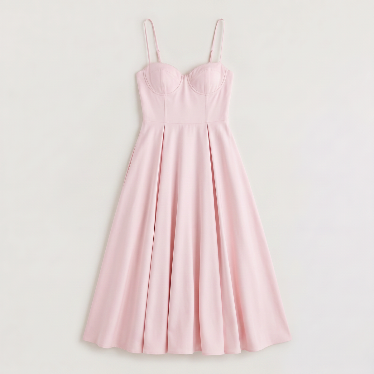 Women's Corset-Style Midi Occasion Dress