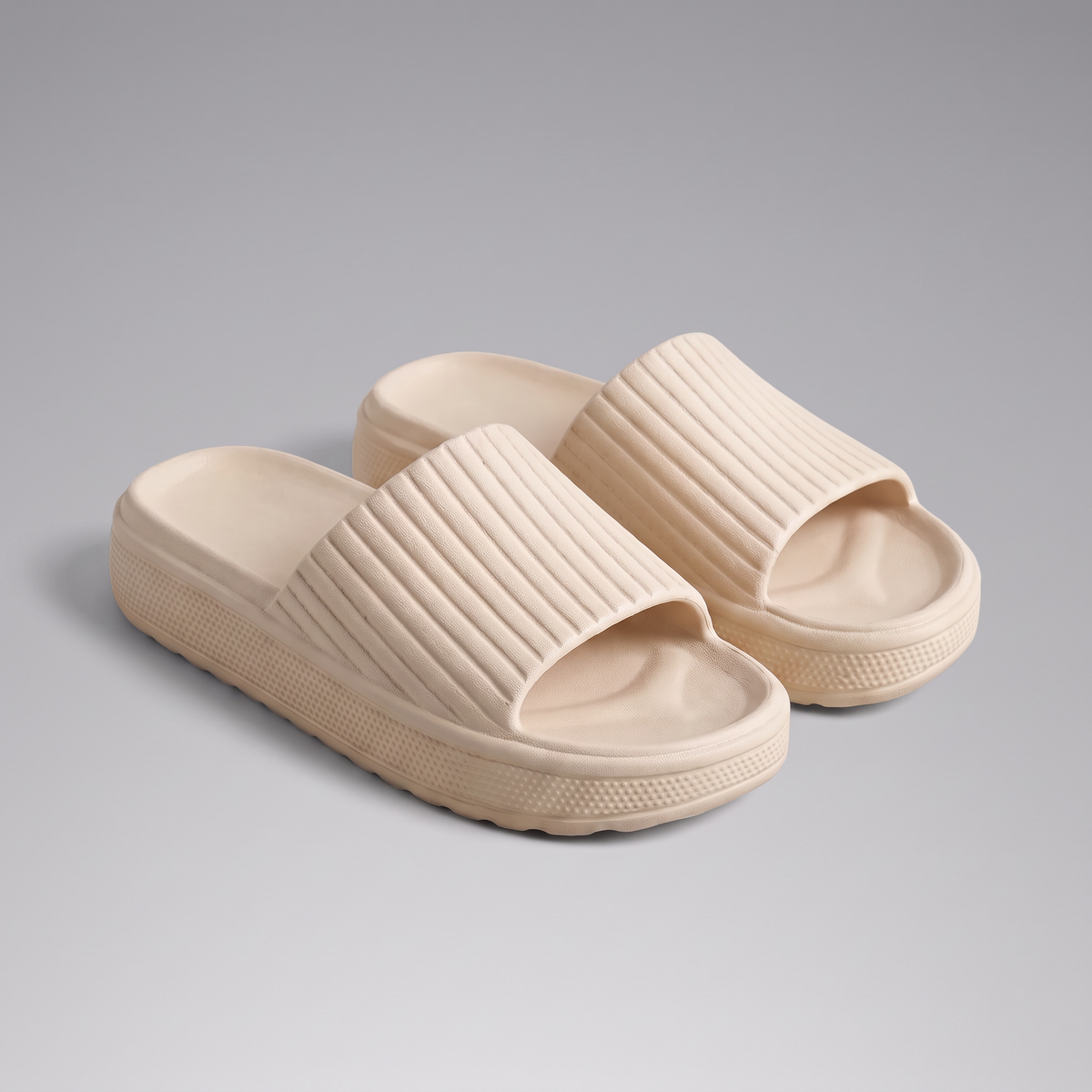 Women's Cushioned Platform Slide Sandals