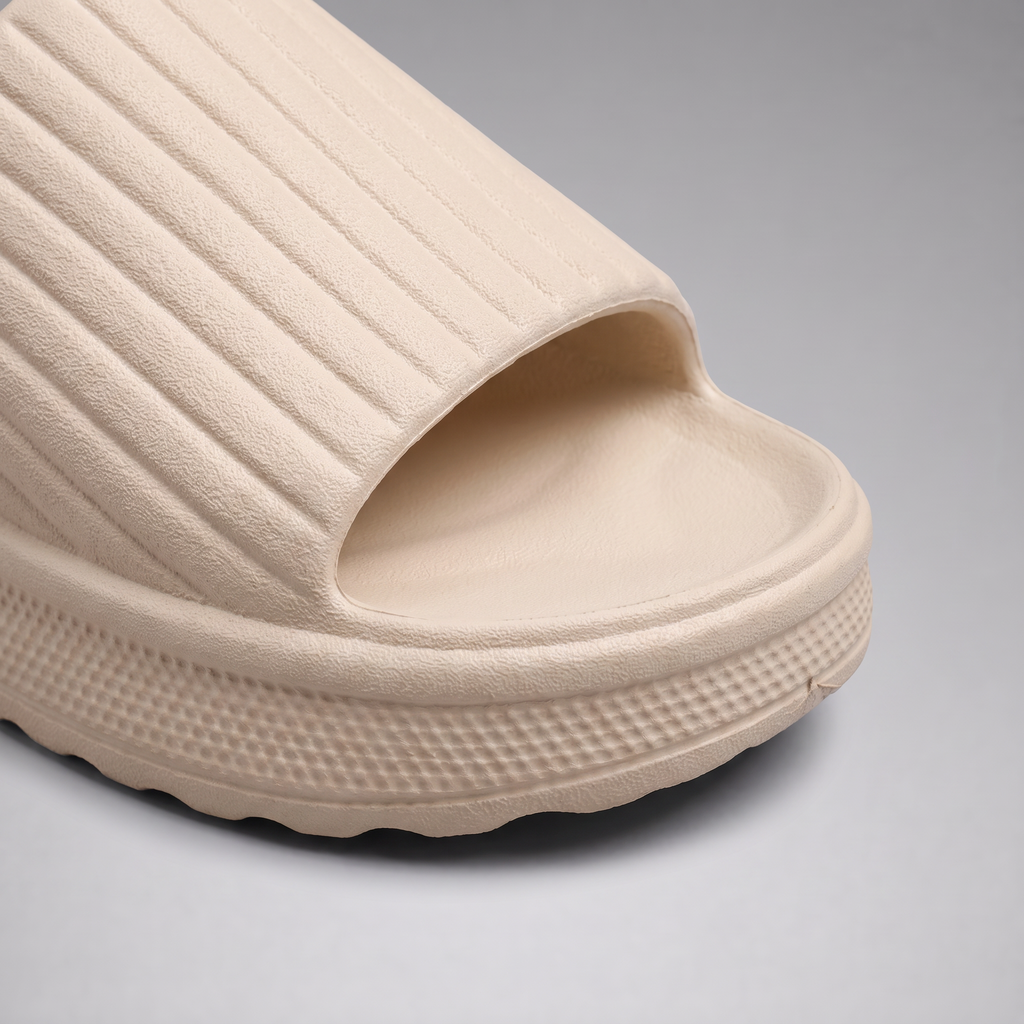 Women's Cushioned Platform Slide Sandals