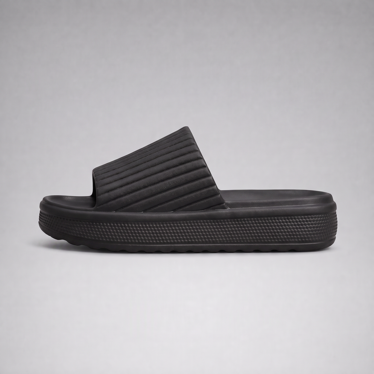 Women's Cushioned Platform Slide Sandals
