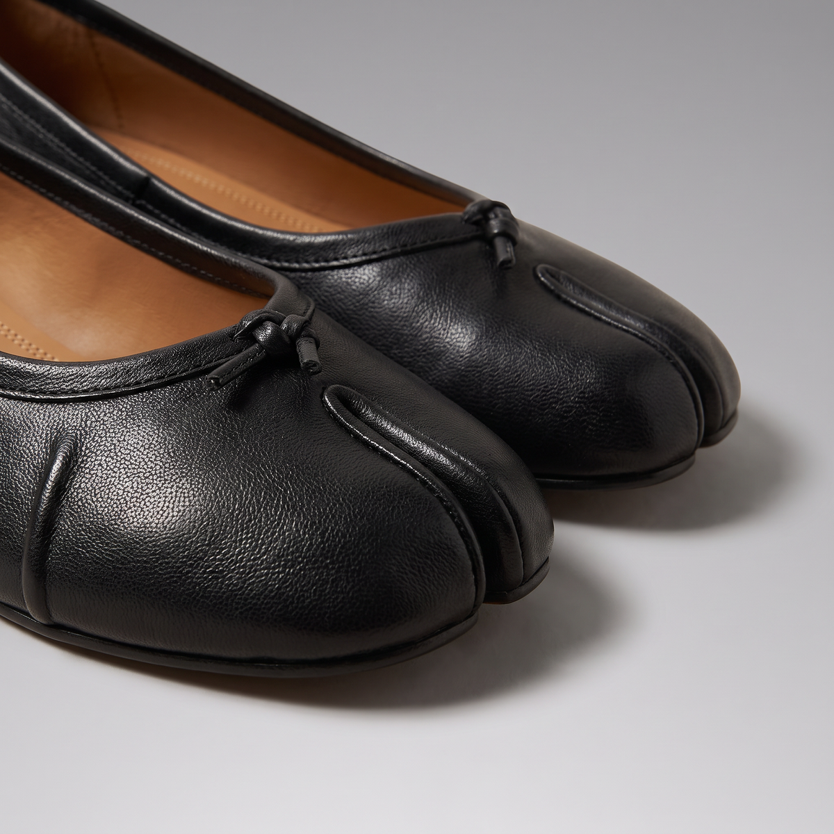 Women's Split Toe Leather Ballet Flats