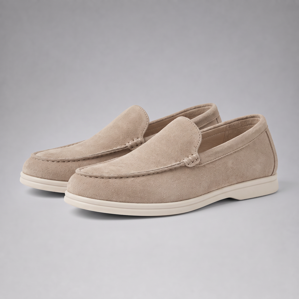 Men's Suede Slip-On Loafers
