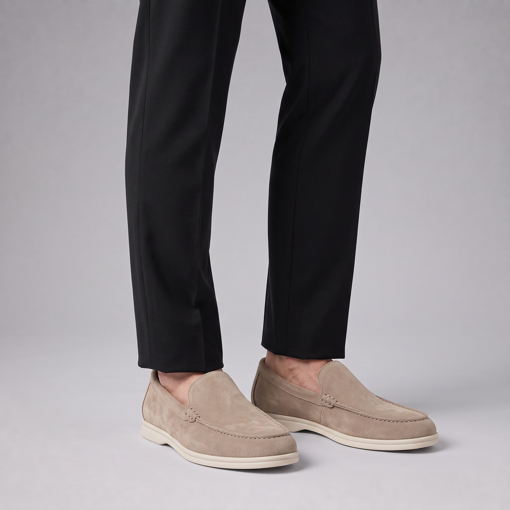 Men's Suede Slip-On Loafers