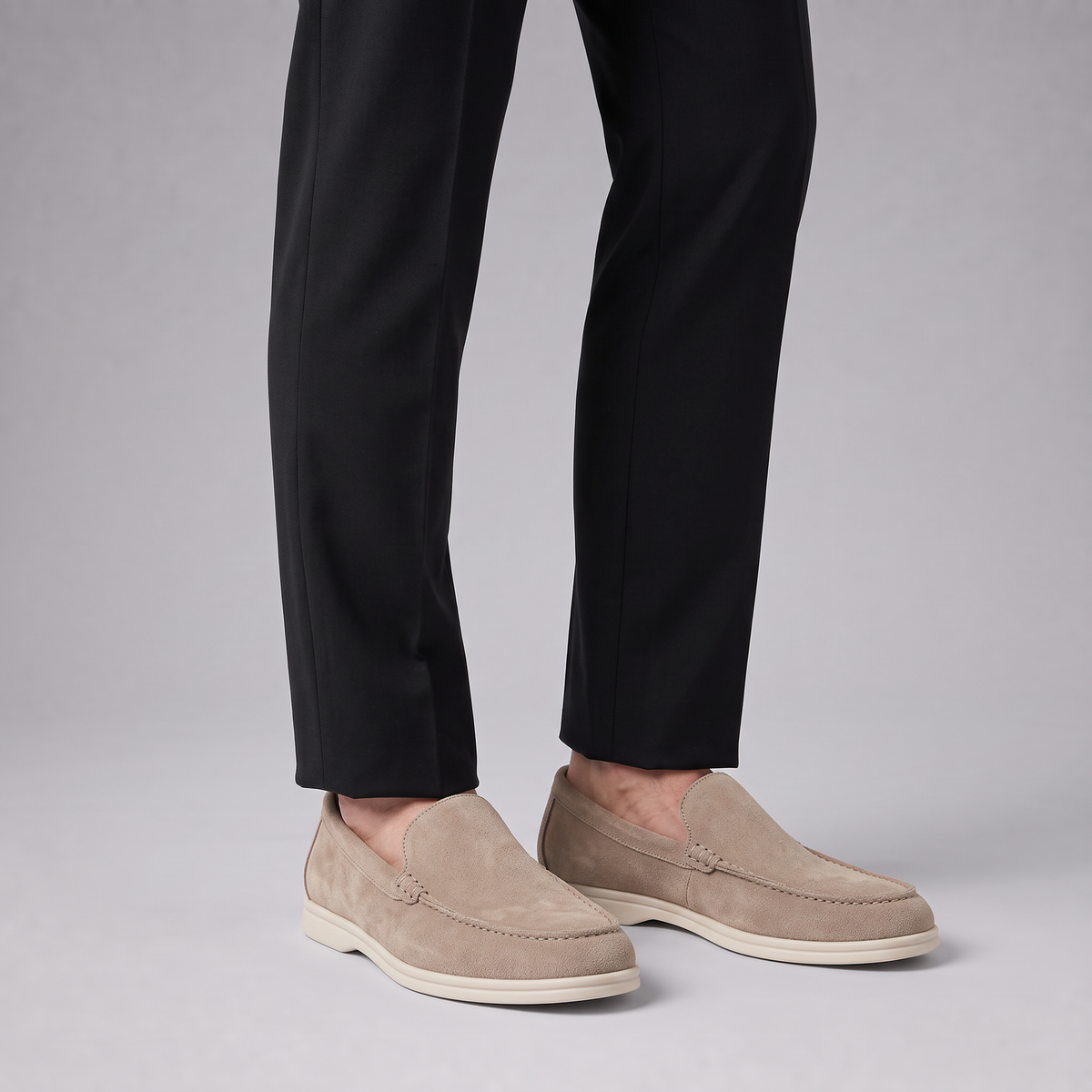 Men's Suede Slip-On Loafers