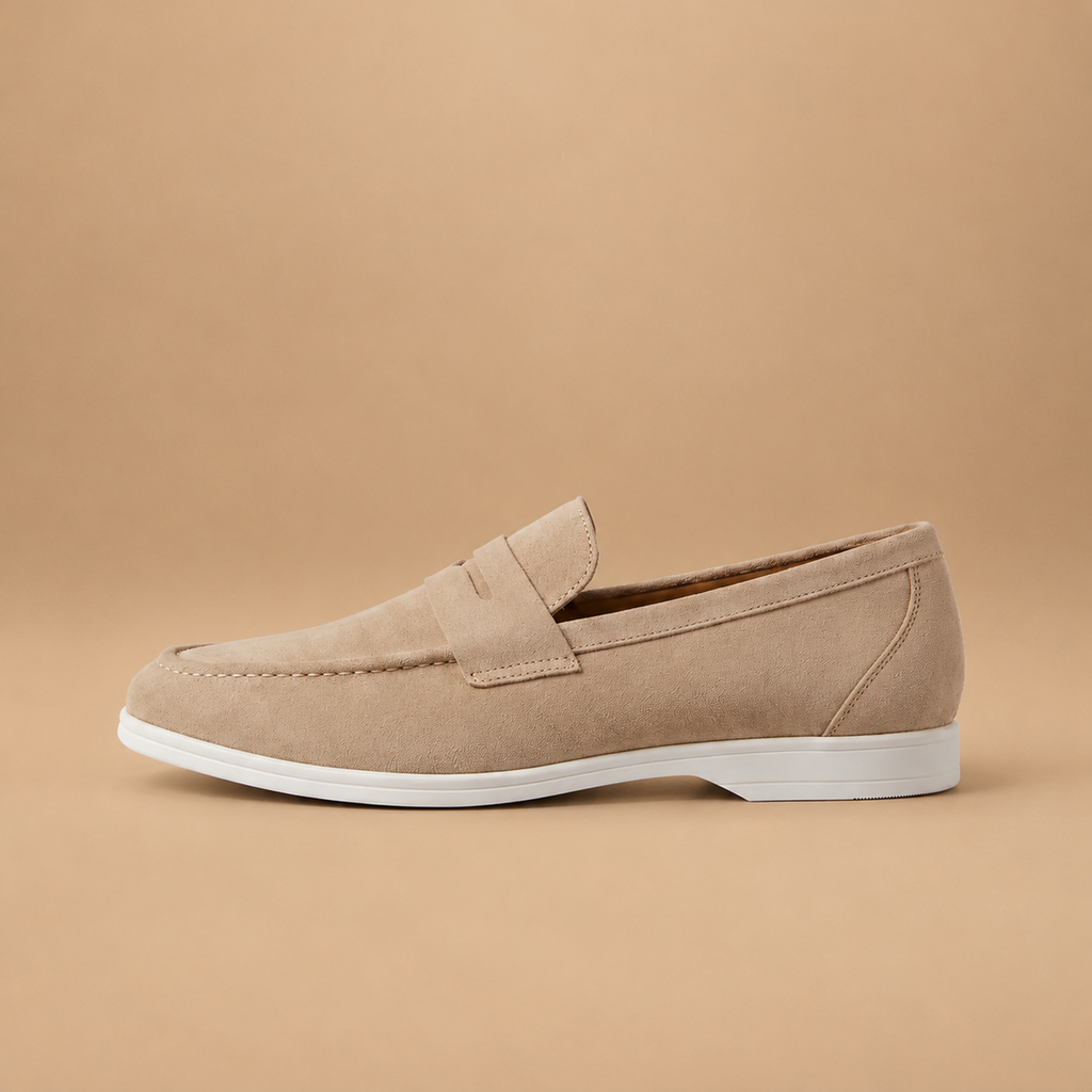 Men's Pigskin Leather Slip-On Loafers