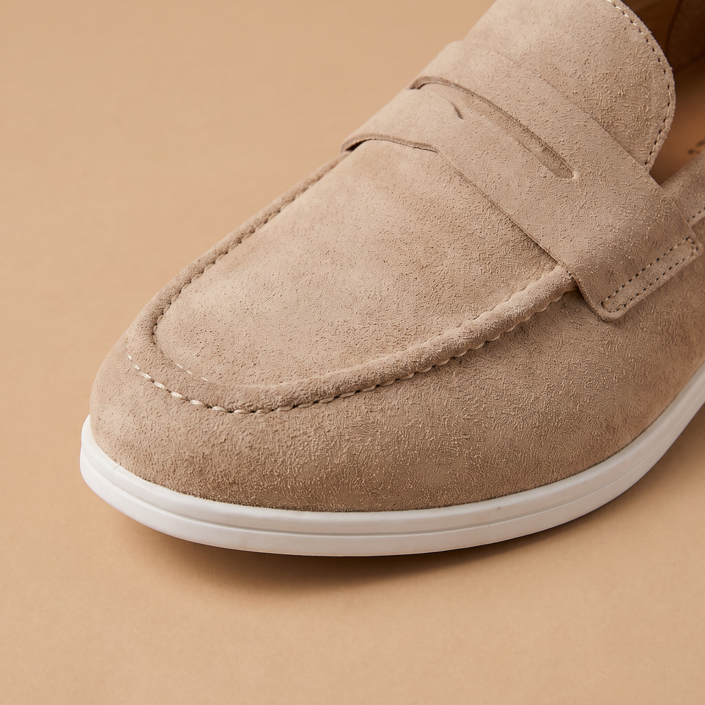 Men's Pigskin Leather Slip-On Loafers