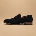 Men's Nubuck Leather Penny Loafers