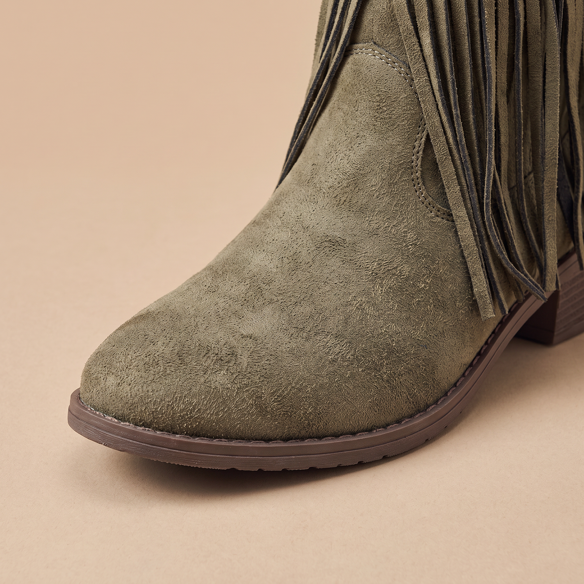Women's Western Fringe Ankle Boots