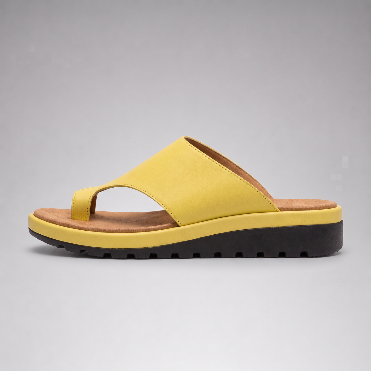 Women's Toe Ring Wedge Slide Slip-on Sandals